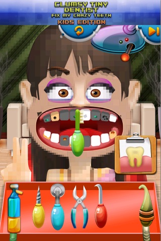 Aaah! Clumsy Tiny Dentist Fix My Crazy Teeth! - Kids Edition screenshot 3