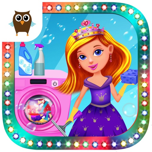 Princess Castle Cleanup - Kitchen, Bedroom, Bathroom and Wardrobe Chores (No Ads) iOS App