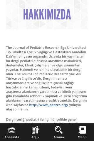 JPR - The Journal of Pediatric Research screenshot 3