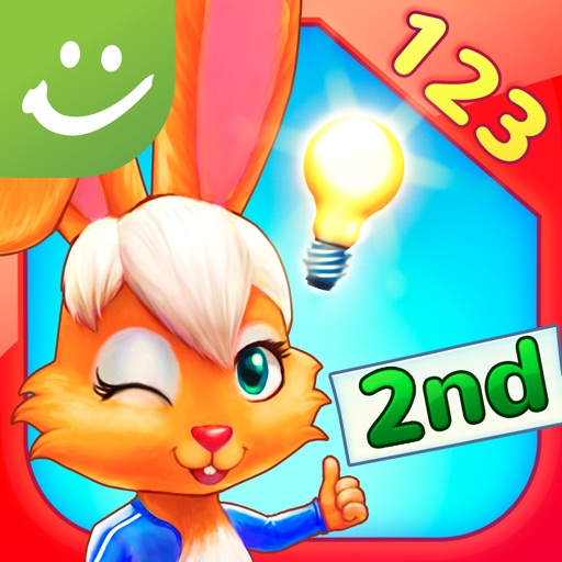 Wonder Bunny Math Race: Addition and Subtraction for 2nd Grade - A Sylvan Edge App Icon