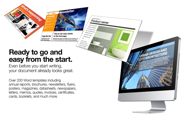 templates for microsoft word office をmac app storeで