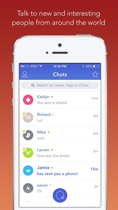 Chatous - Chat now with new people, talk with strangers like Omegle Screenshot 2