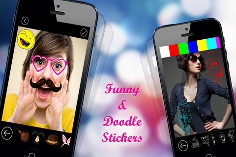 Pic Sticker free - Decorate your image with stickers huge collection of stickers for events like birthday wedding anniversary party funny text and doodle stickers screenshot 4