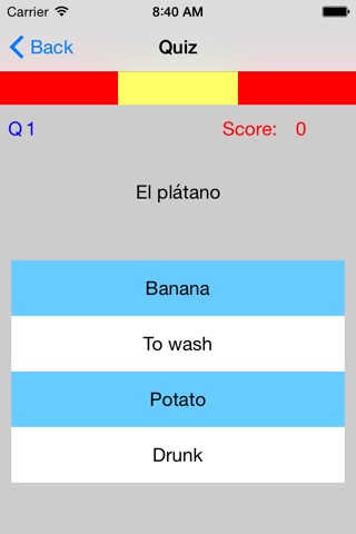GCSE Spanish Vocabulary Master screenshot 3