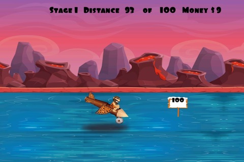 A Caveman Flying Game FREE - Troglodyte Flight Adventure screenshot 3