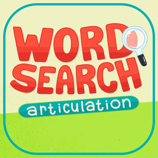 Word Search Articulation for Speech Therapy Icon