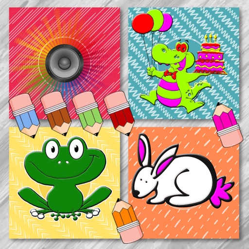 animals coloring book - toddler coloring,inside out coloring icon