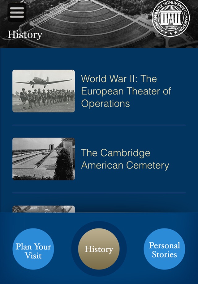 Cambridge American Cemetery screenshot 2