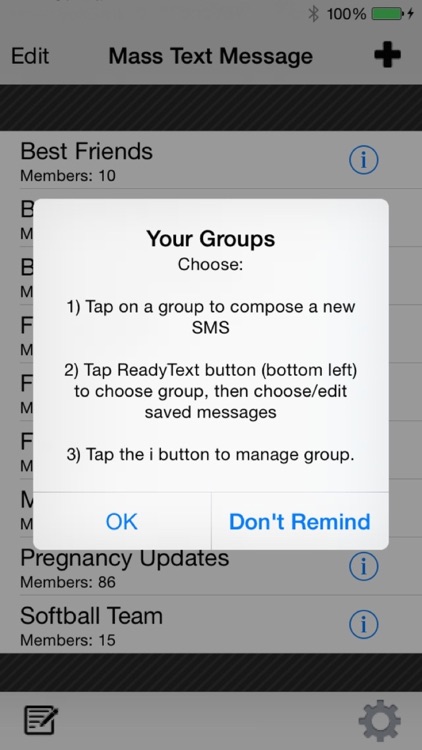 Mass Text Message