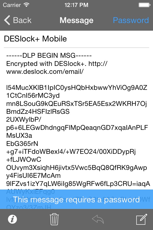 DESlock+ Mobile screenshot 4