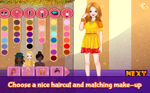 Party Fashion - Dress up and make up game for kids who love fashion games screenshot 2
