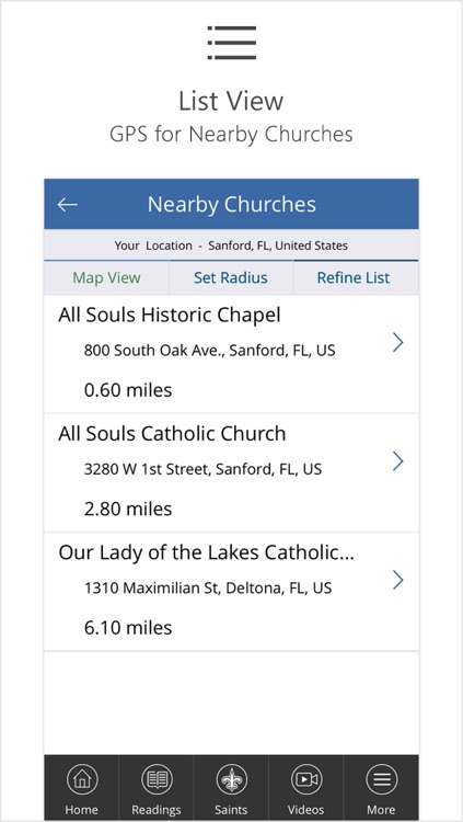 Catholic Mass Times Church Directory