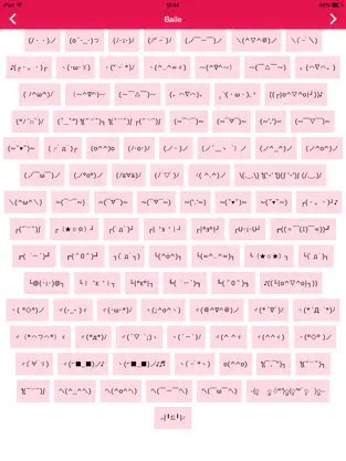 Skærmoptagelse 2 Copy Emoji - Mensajes con emoticones de texto o caritas, comparte emociones en las charlas con tus amigos iphone
