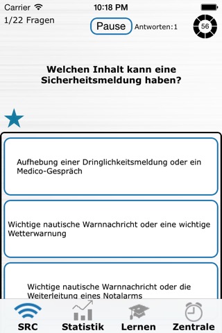 SRC Funkzeugnis screenshot 2