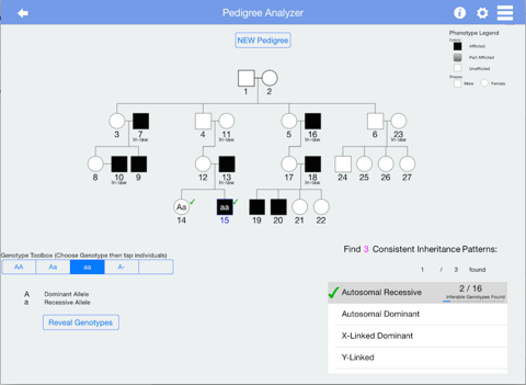 Genetics and Evolution HD screenshot 2