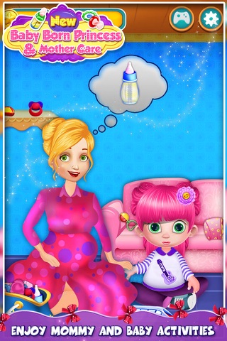 New Baby Born Princess and Mother Care screenshot 3