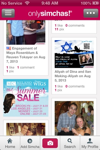 OnlySimchas - Celebrating Jewish Life screenshot 4