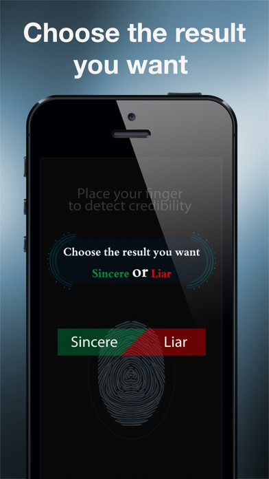 How to cancel & delete Lier Detector - analyse and detect who is lying from iphone & ipad 2