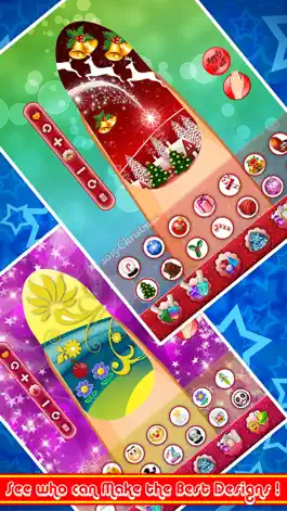 Game screenshot High School Teenage Nail Art Christmas party apk