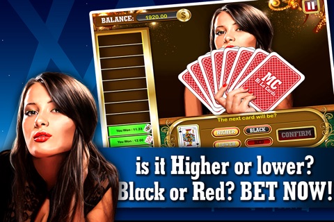Atlantic City Hi-lo Cards FREE - Live Addicting High or Lower Card Casino Game screenshot 2