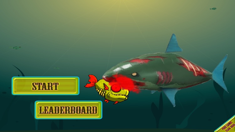 Hungry Zombie Shark Attack Frenzy: Eat the Small Fish Pro