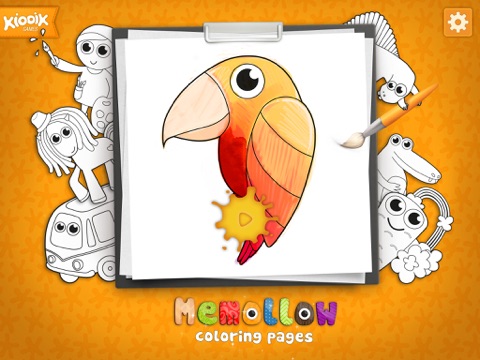 Memollow Coloring Pages for Kidsのおすすめ画像1