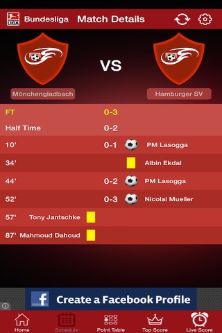 LiveScore of Bundesliga screenshot 2
