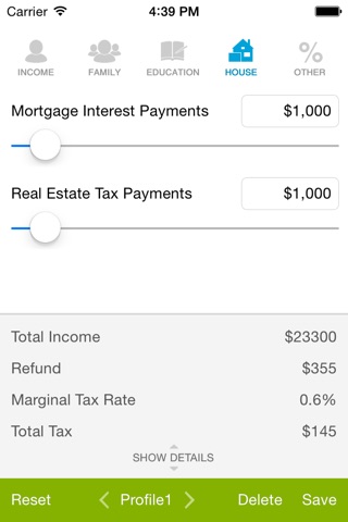 Tax Calculator - Quick Estimate of your 2014 Tax Refund screenshot 4
