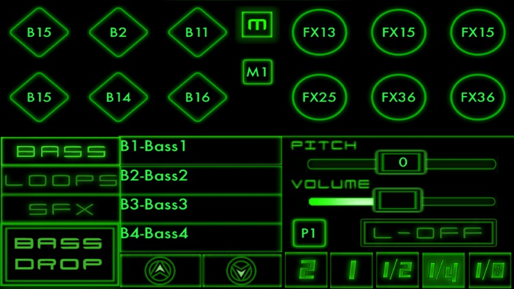 Bass Drop Drum and Bass - Sampler, loop station and keyboard synthesizer