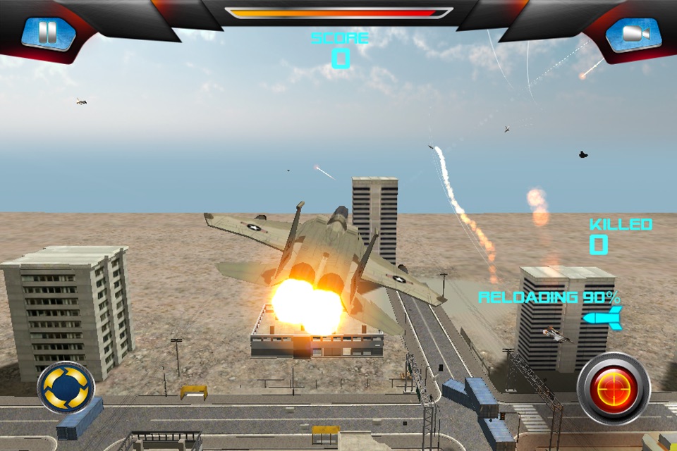 3D Jet Fighter Unlimited Air Combat Free screenshot 3