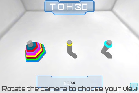 TOH 3D - free tower of hanoi puzzle game screenshot 4