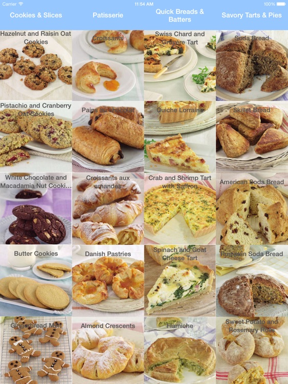 Baking - Breads & Cookies Cookbook for iPad