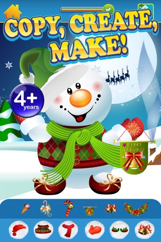 My Frosty The Frozen Snowman Magic Dressing Up Copy Maker Advert Free Game screenshot 4