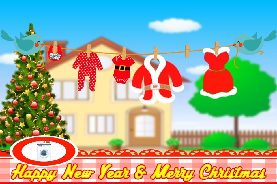 Santa Clothes Christmas Laundry 2014, Happy New Year 2015 screenshot 3