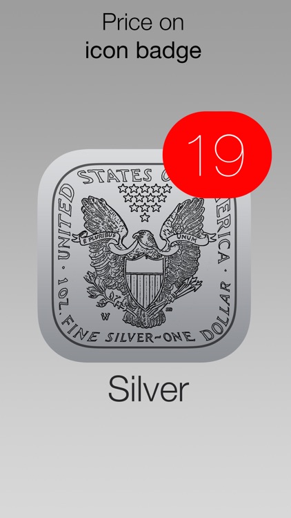 Silver Price Watch - live spot price on a troy ounce bullion coin icon /w widget, charts, push notifications, custom alerts and more! screenshot-3