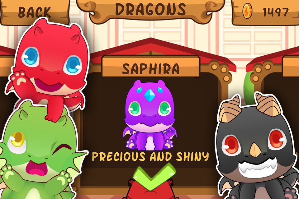 My Virtual Dragon - Pocket Pet Monster with Mini Games for Kids screenshot 2