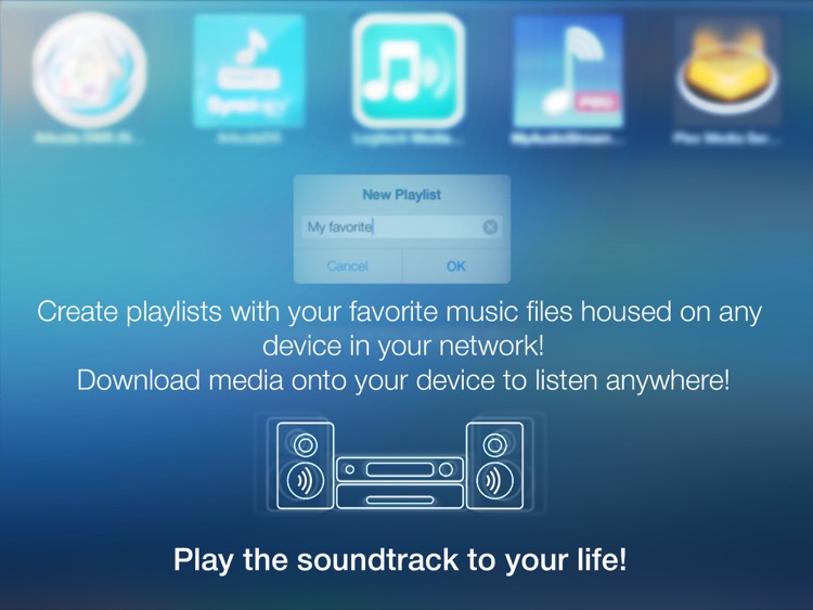 MyAudioStream HD Lite UPnP audio player and streamer for iPad screenshot-4