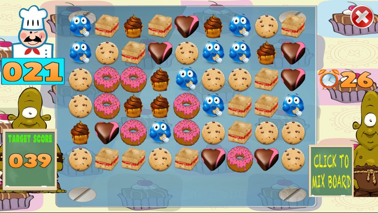 Cookie Munchkin Puzzle - A Cakes Matching Game