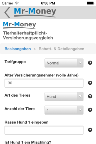 Mr-Money Vergleiche screenshot 3