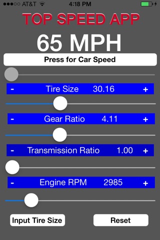 Top Speed App screenshot 3