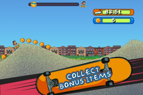 Longboard Larry - Free Street Surfing Skate-board Game screenshot 4