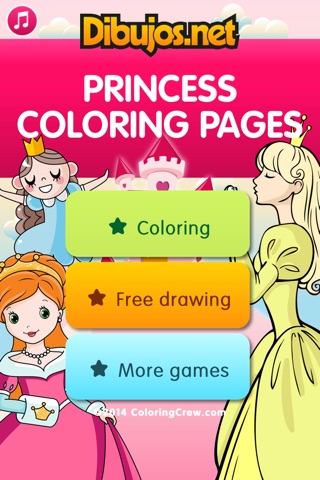 Princess Coloring Pages screenshot 3