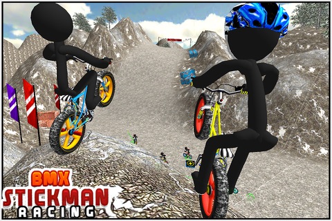 BMX Offroad Stickman Racing screenshot 3