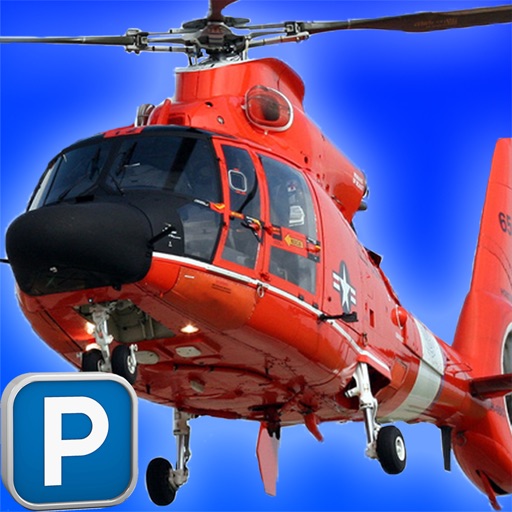 Chopper Rescue 3D - Blue Sky Parking Concept Icon