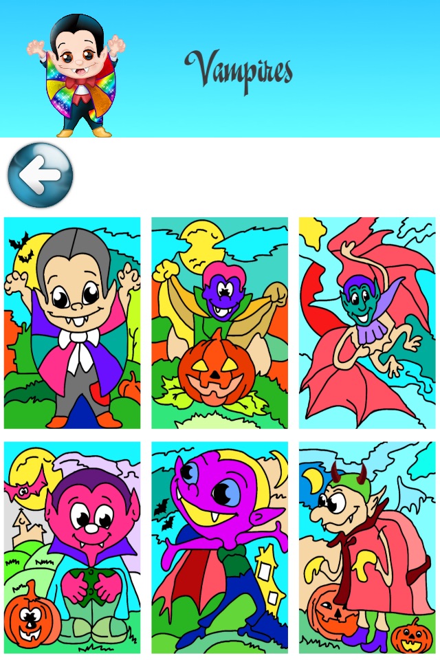 Fun Halloween Coloring Pages - Painting Pictures & Color Sheets for Kids screenshot 3