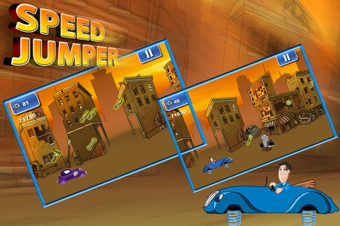 Speed Jumper - Crazy Car Stunts With Hopping Springs (Free Game) screenshot 3