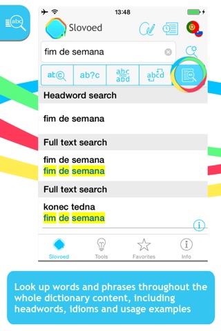 Portuguese <-> Slovenian Slovoed Compact dictionary screenshot 2