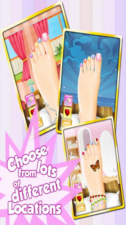 A Foot Spa Salon Makeover Game HD: A fun and free girls beauty app