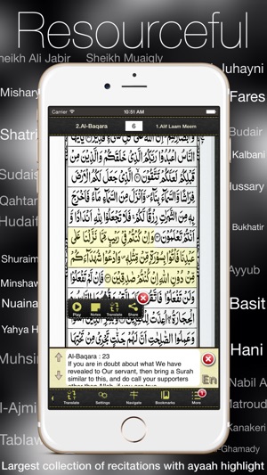 Quran Kareem 13 Line for iPhone & iPod(圖1)-速報App