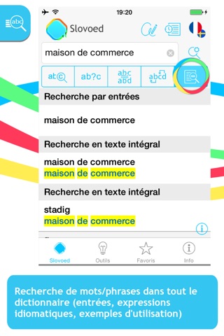 French <-> Swedish Slovoed Compact talking dictionary screenshot 2